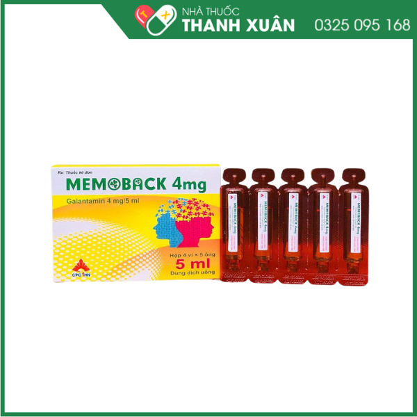 Memoback 4mg/5ml điều trị bệnh thần kinh ngoại vi